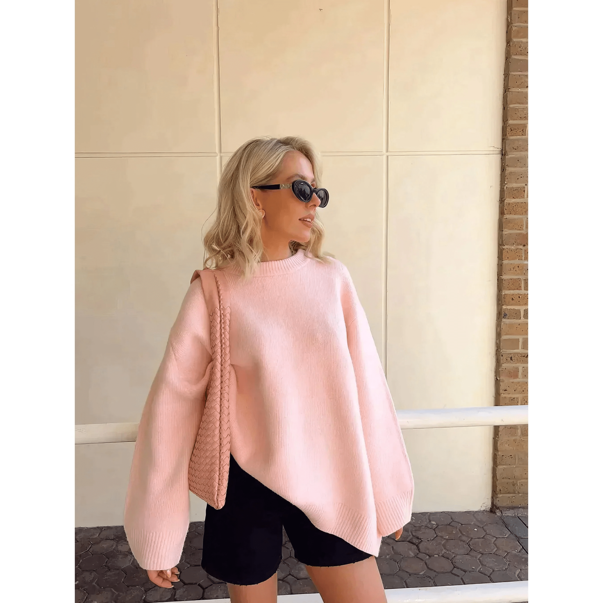 Chunky Knit Crewneck Sweater