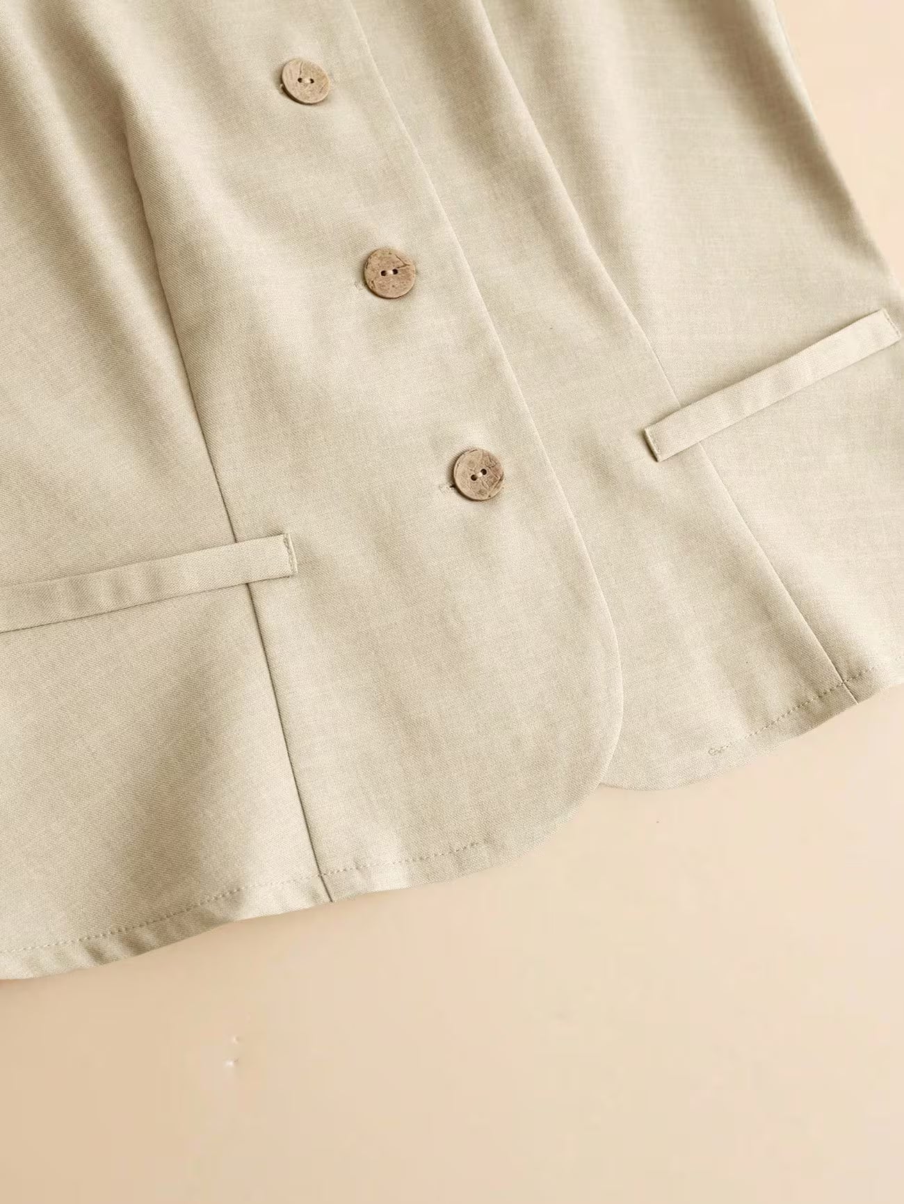 Crew Neck Sleeveless Vest and Shorts Two Piece Co-ord Set