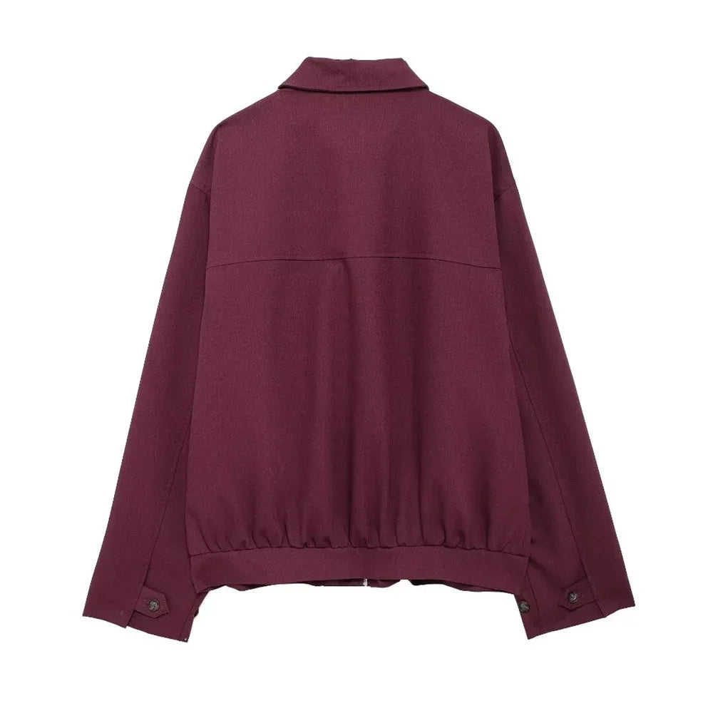Cropped Jacket and Lantern Mini Skirt Co-ord Set