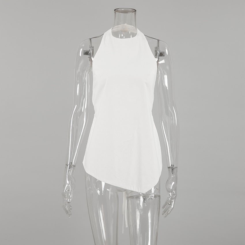 Halter Neck Backless Top