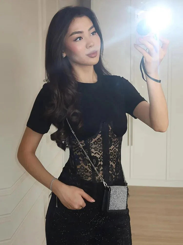 Lace Corset Top