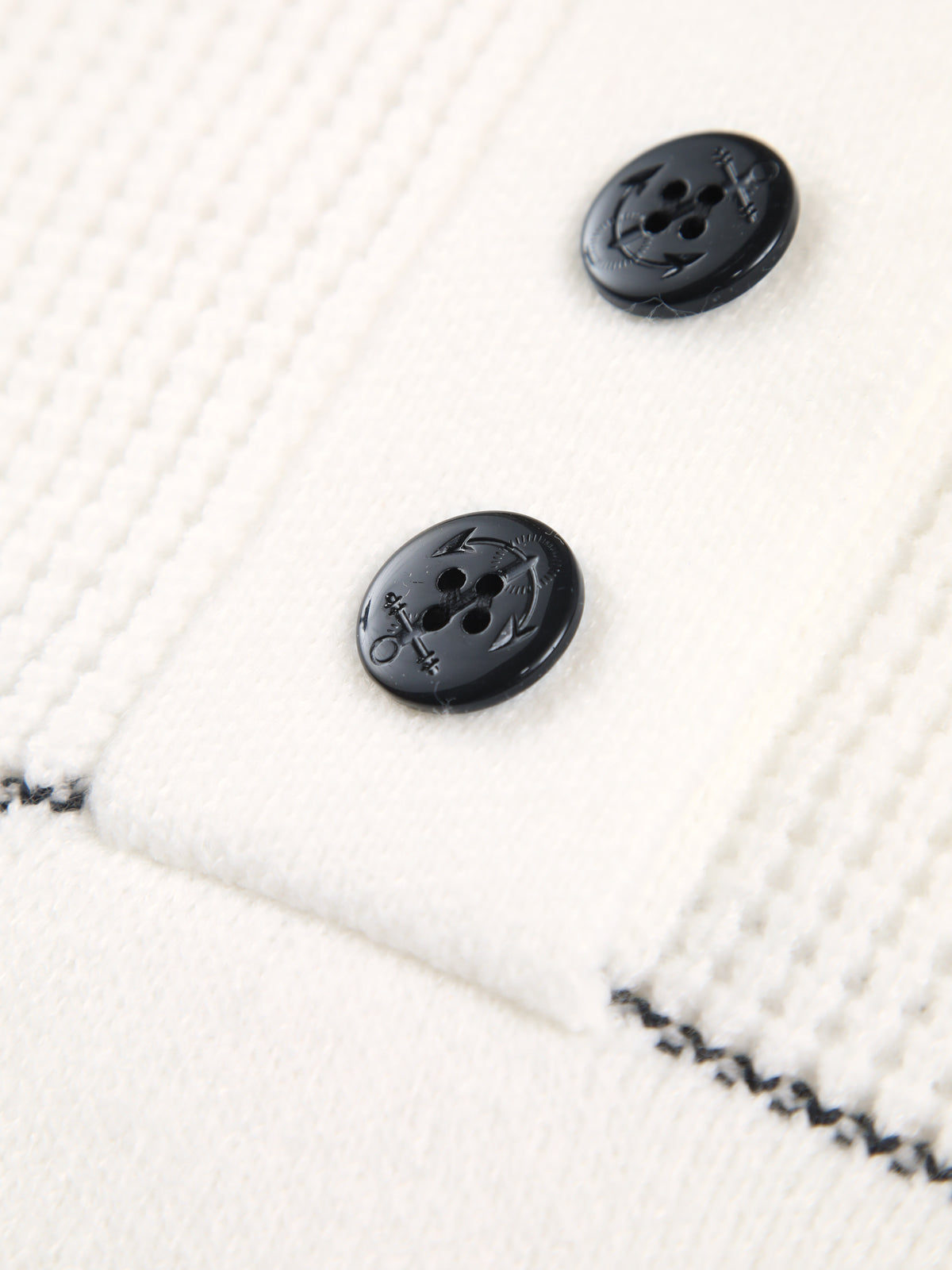 Open Collar Button Up Knit Sweater