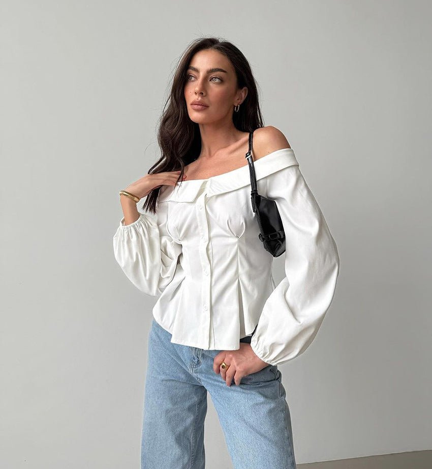 Ribbed Off-Shoulder Top