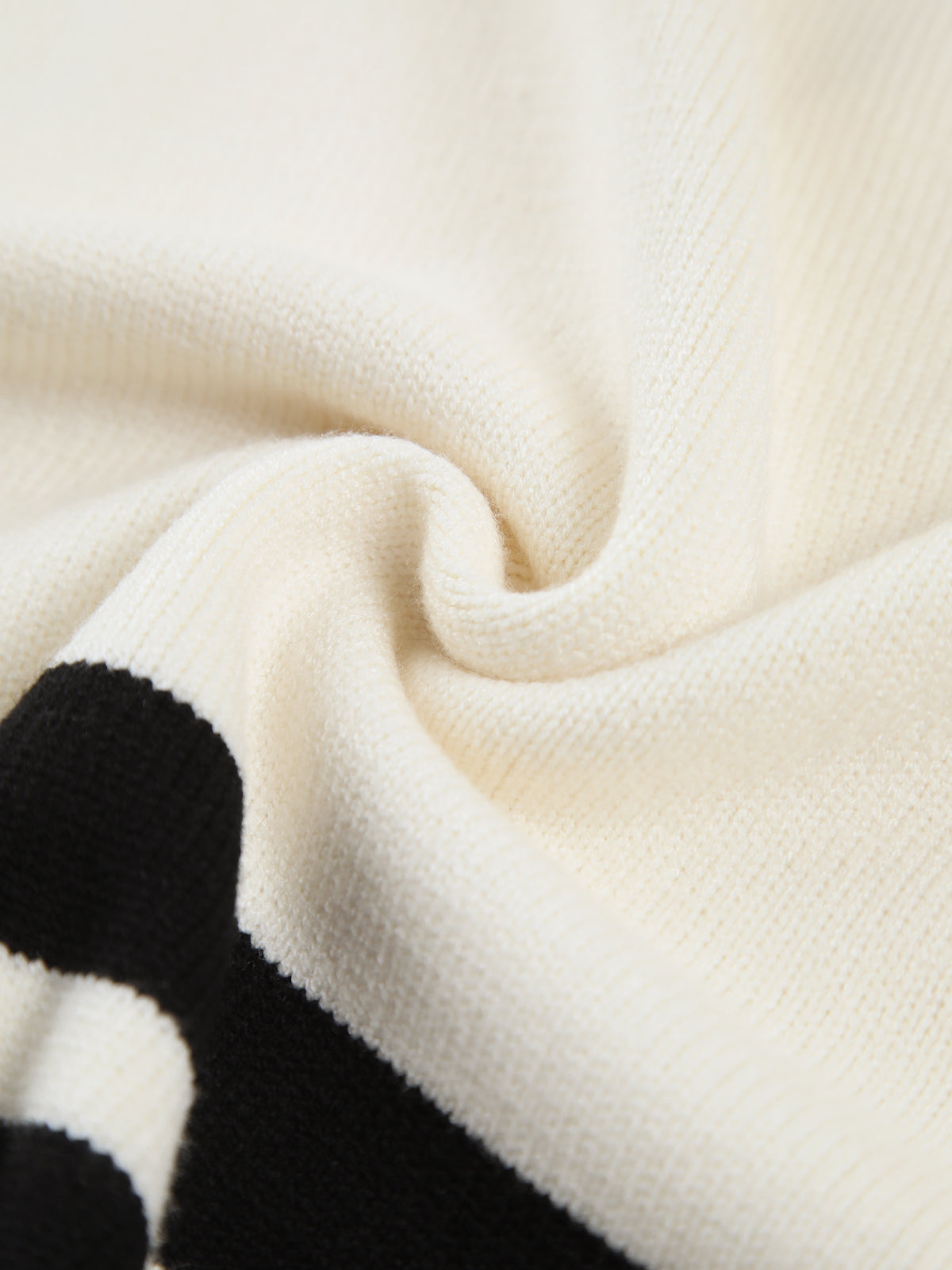 Striped Mock Neck Knit Sweater