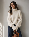 Cashmere Turtleneck Oversized Sweater