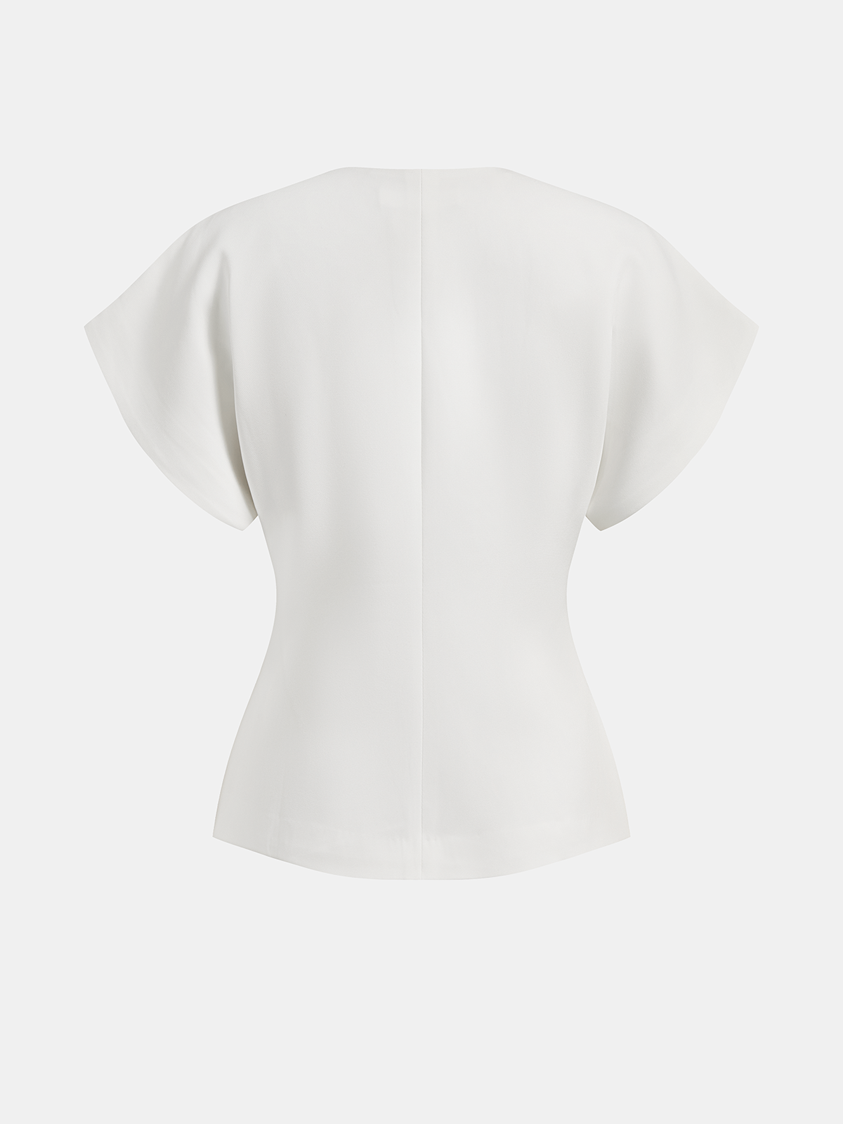 V-Neck Button Down Blouse